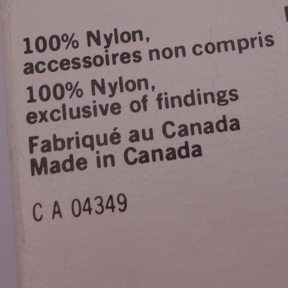 Vintage Feline One-Size Smoke-Grey 100% Nylon Made in Canada Pantyhose - Picture 9 of 11